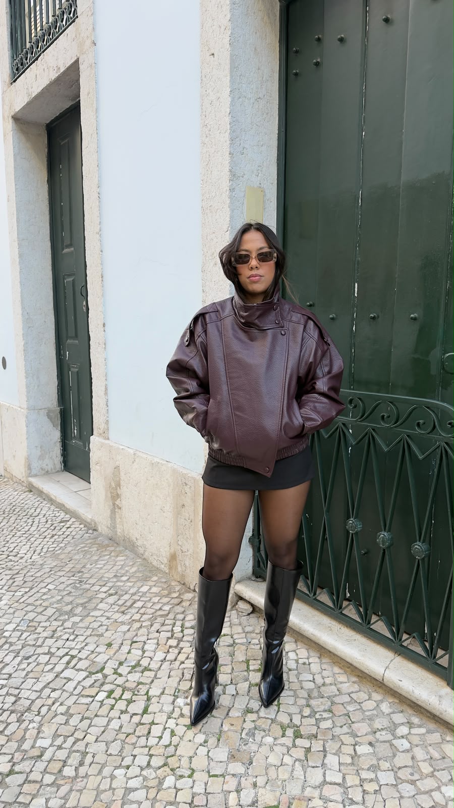 Jaqueta Aviador Oversized