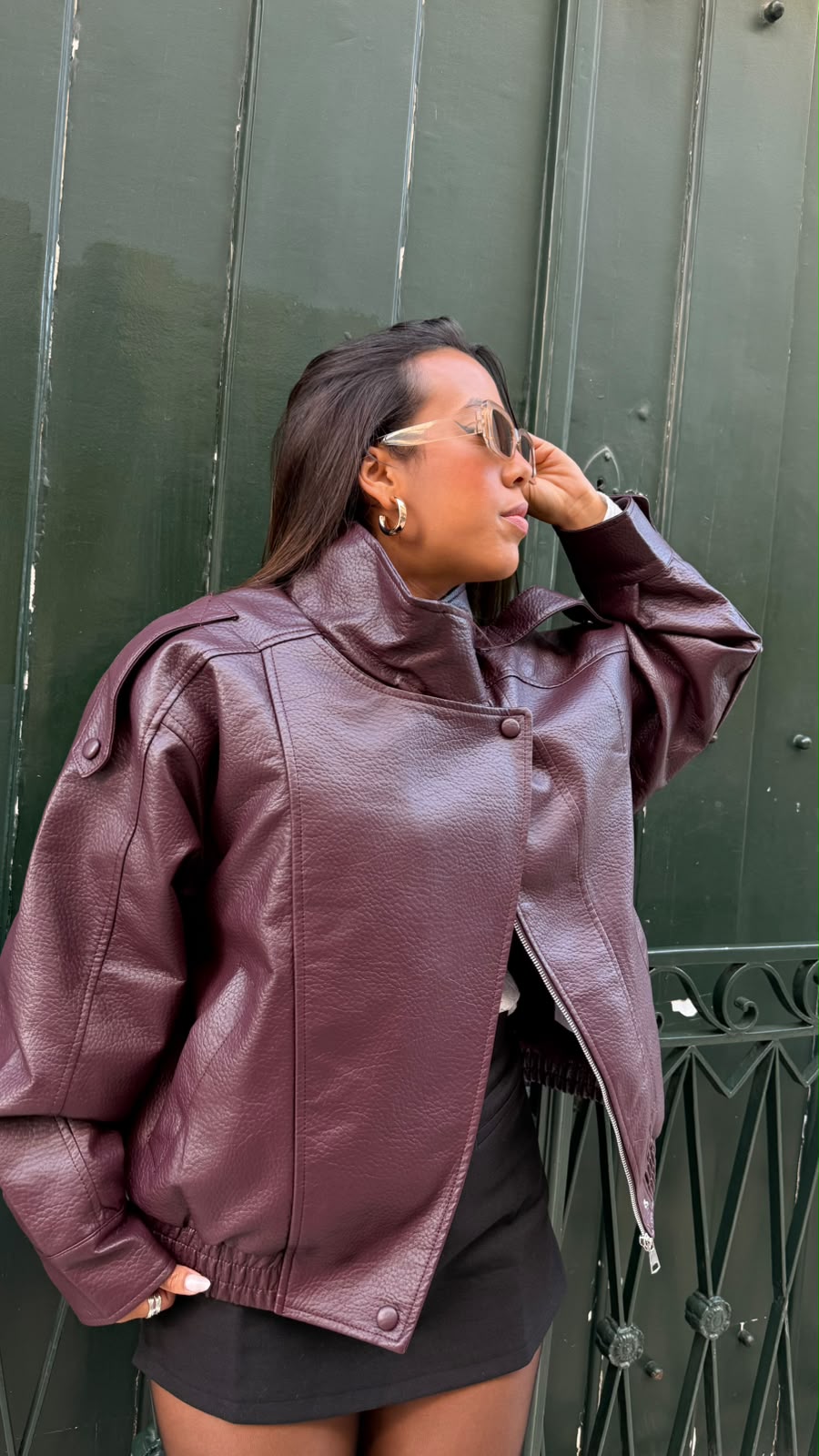 Jaqueta Aviador Oversized