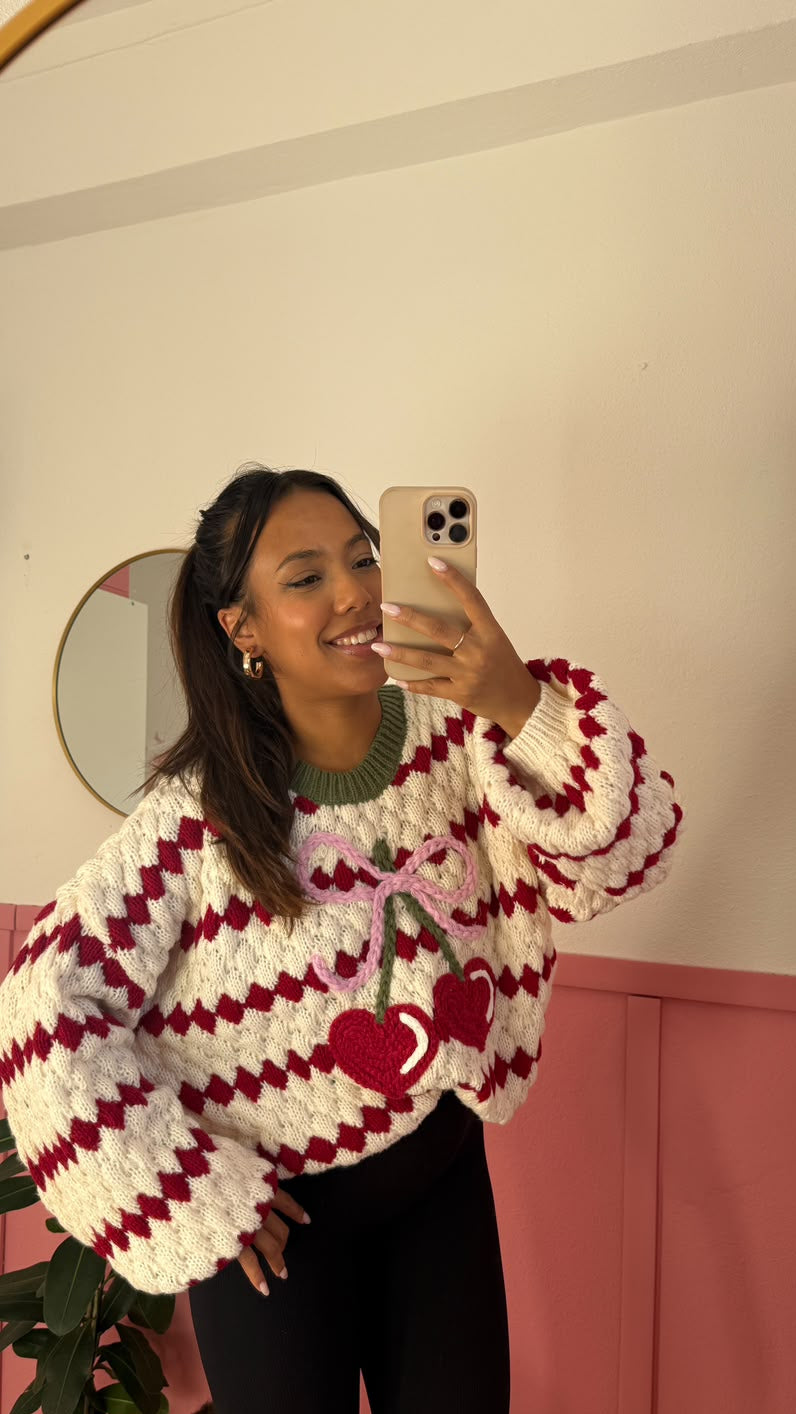 Malha Cherry Knit 🍒🤎